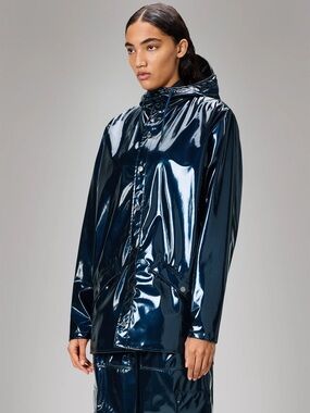 RAINS Jacket W3 — “Spill” Colorway, unisex XS — NWT